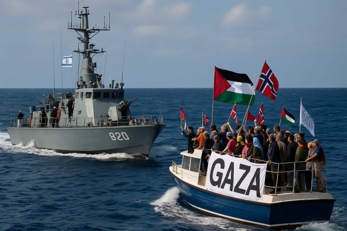Flotilla à Gaza: un voyage d’espoir, une tempête de questions Flotilla à Gaza: un voyage d’espoir, une tempête de questions