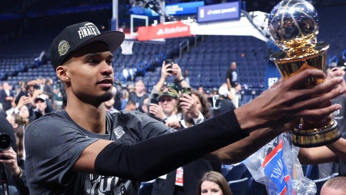 NBA : tombeurs d'OKC, Wembanyama et les Spurs en finale face aux Knicks NBA : tombeurs d'OKC, Wembanyama et les Spurs en finale face aux Knicks