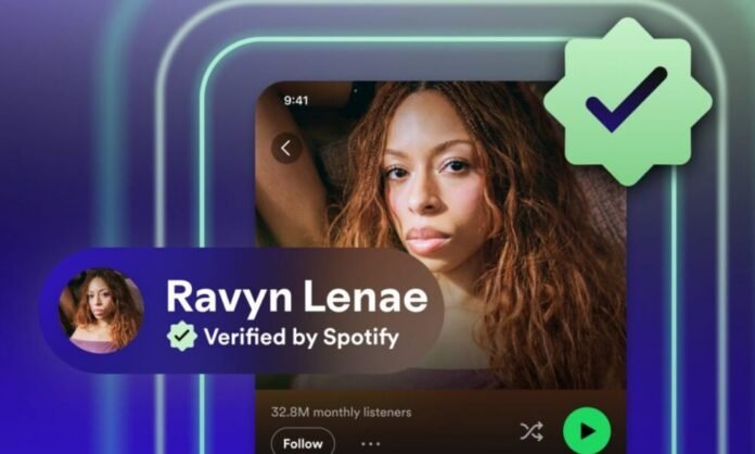 Verified by Spotify badge — nouveau système d'authentification artiste lancé par Spotify