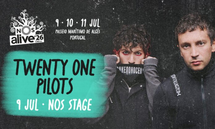 Twenty One Pilots bientôt au festival NOS Alive