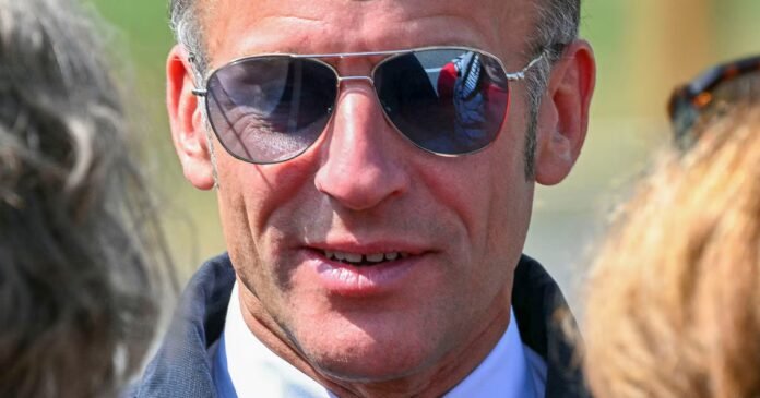 Coalition des volontaires et défilé hors-norme : comment Macron veut Le président français Emmanuel Macron s'exprime le jour de sa visite des installations sportives de Loudenvielle, dans le sud-ouest de la France, le 10 juillet 2026. LIONEL BONAVENTURE/Pool via REUTERS