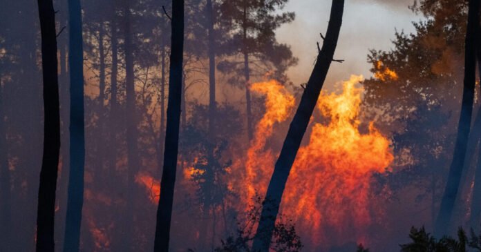 Dans le sud-ouest en feu, la multiplication des évacuations face aux « deux ogres de l’été » Dans le sud-ouest en feu, la multiplication des évacuations face aux « deux ogres de l’été »