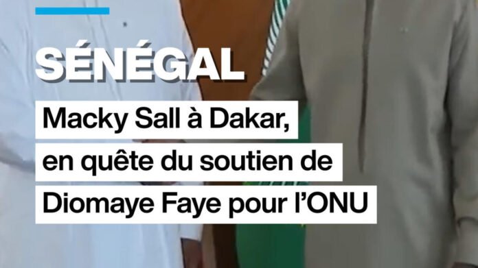 Macky Sall à Dakar en quête du soutien de Diomaye Faye pour sa candidature à l'ONU