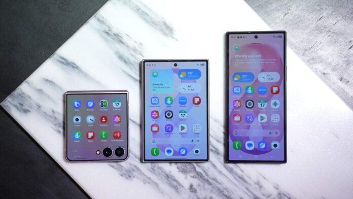Samsung passe à trois smartphones pliants : tout ce qu’il faut savoir sur les Galaxy Z Fold 8, Z Fold 8 Ultra et Z Flip 8 pour les précommandes Samsung passe à trois smartphones pliants : tout ce qu’il faut savoir sur les Galaxy Z Fold 8, Z Fold 8 Ultra et Z Flip 8 pour les précommandes