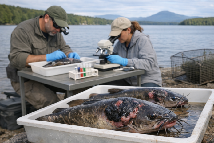 Un cancer transmissible détecté chez des poissons du lac Memphrémagog