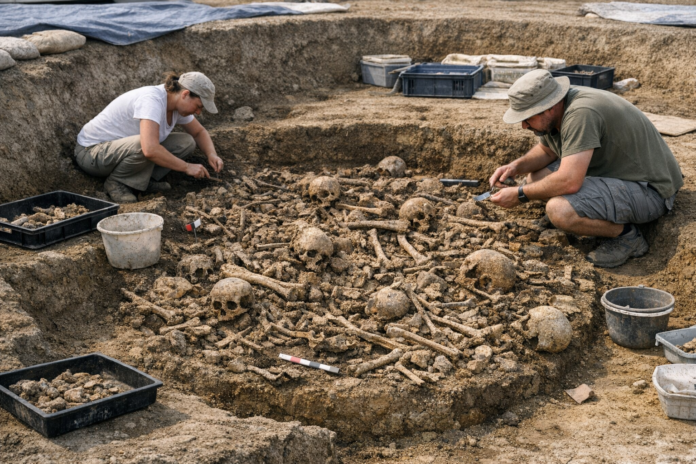 Herxheim, il y a 7 000 ans : massacre rituel ou cannibalisme organisé ? Herxheim, il y a 7 000 ans : massacre rituel ou cannibalisme organisé ?