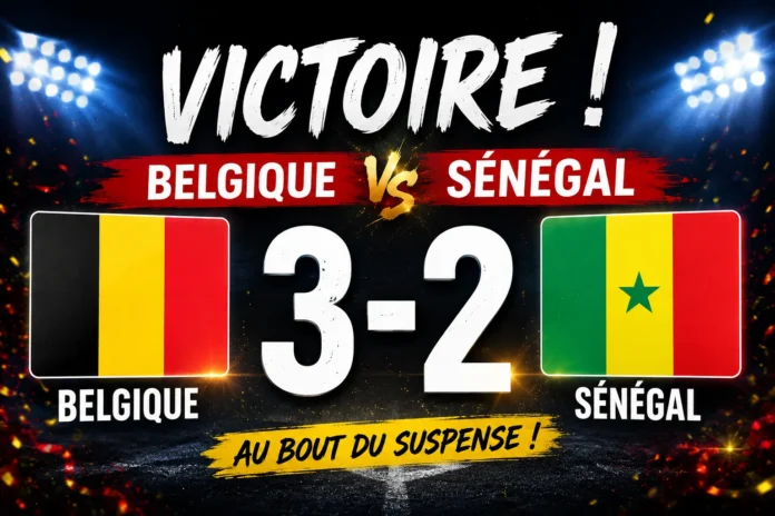 Les Diables rouges renversent le Sénégal au bout du suspense Les Diables rouges renversent le Sénégal au bout du suspense