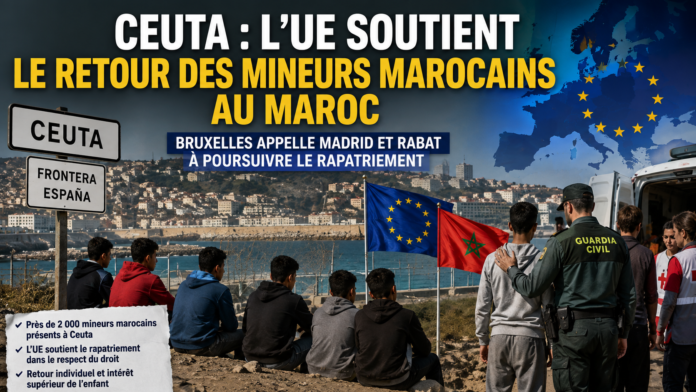 Ceuta : l’UE soutient le retour des mineurs marocains au Maroc