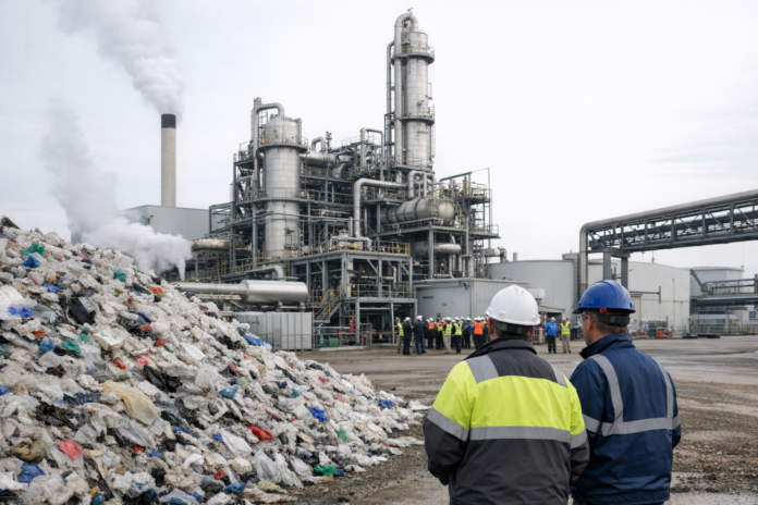 TotalEnergies inaugure à Grandpuits la première unité française de recyclage chimique du plastique TotalEnergies inaugure à Grandpuits la première unité française de recyclage chimique du plastique