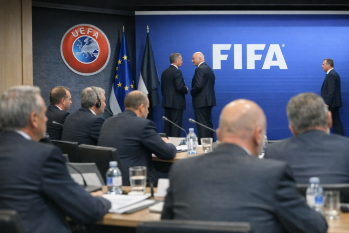 Crise à la FIFA : l'UEFA réclame le départ d'Infantino après avoir « perdu confiance » Crise à la FIFA : l'UEFA réclame le départ d'Infantino après avoir « perdu confiance »