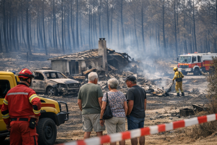 Gironde : colère et questions après le mégafeu, la gestion initiale au centre des débats Gironde : colère et questions après le mégafeu, la gestion initiale au centre des débats