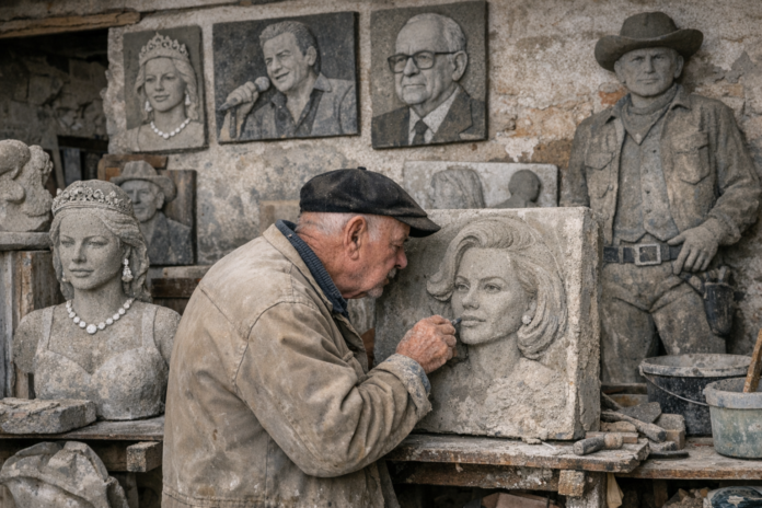 Le « P’tit Musée » d’André Degorças : un art brut de célébrités en béton Le « P’tit Musée » d’André Degorças : un art brut de célébrités en béton