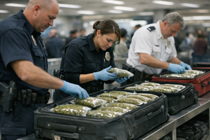 Trafic de cannabis thaïlandais : les aéroports sous pression face à l'afflux de mules