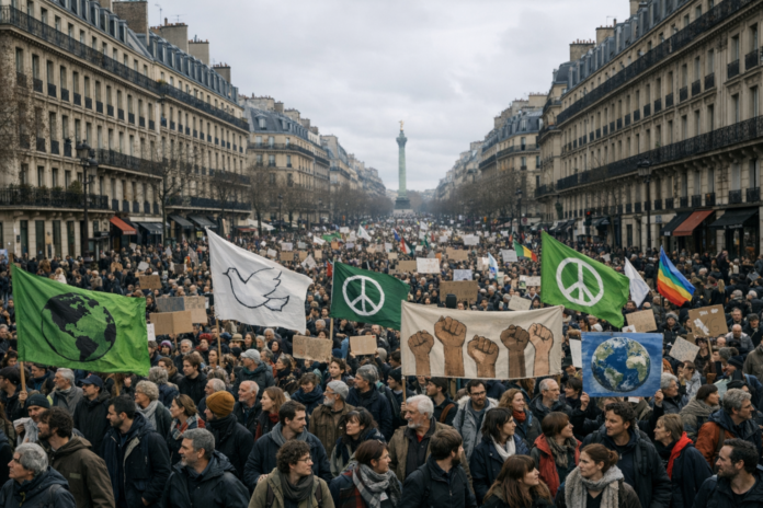 Mobilisations nationales : 120 000 personnes réunies pour le climat et la justice sociale Mobilisations nationales : 120 000 personnes réunies pour le climat et la justice sociale