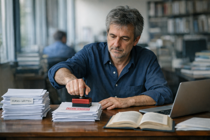 Reverdy réclame un label pour distinguer les textes produits par des machines