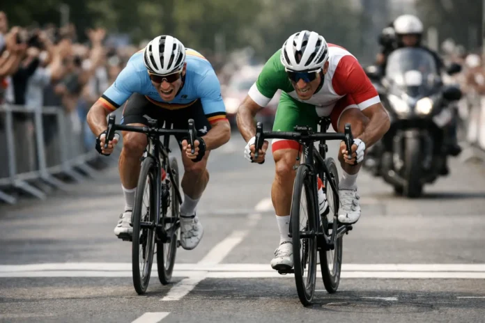 Evenepoel décroche son premier titre européen après une arrivée au sprint