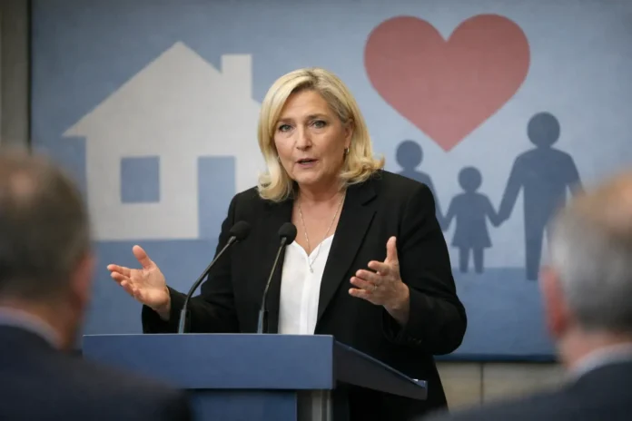 Changement de doctrine sur la protection de l’enfance : Marine Le Pen met l'accent sur la famille