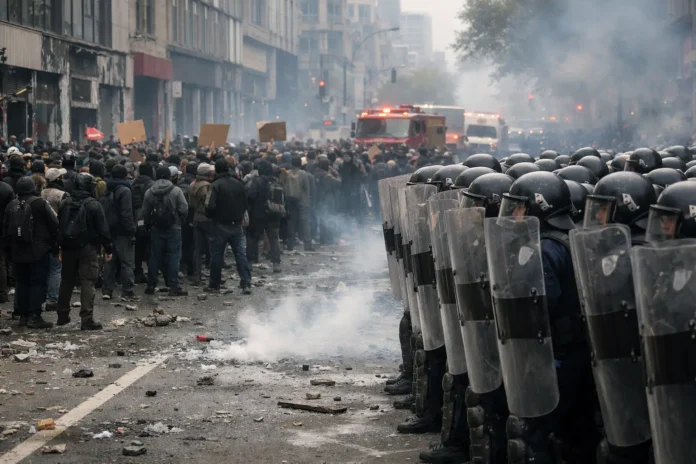 Mobilisation du 17 octobre : divergences de bilans et villes marquées par des heurts Mobilisation du 17 octobre : divergences de bilans et villes marquées par des heurts
